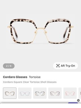 Cordaro Square Tortoise Shell Glasses